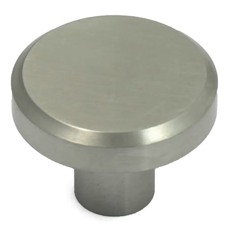 Laurey Melrose Stainless Steel Small Flat Top Knob, 1 1/4" 89401